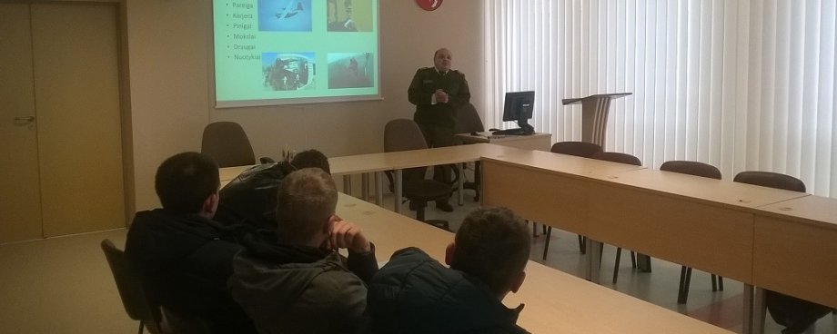 JDC renginys „Mokymosi ir įsidarbinimo galimybės Lietuvos kariuomenėje“
