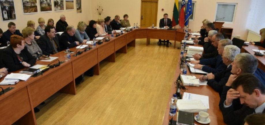 Darbinis rajono mero pasitarimas su Savivaldybės įstaigų vadovais