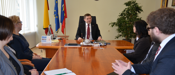 Savivaldybėje lankėsi Balstogės universiteto Ekonomikos – informatikos fakulteto Vilniuje atstovai