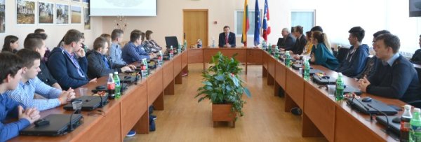 Savivaldybėje lankėsi jaunimas iš Lenkijos