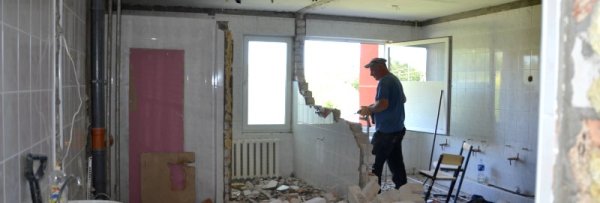 Trwa remont bursy Gimnazjum im. Jana Śniadeckiego w Solecznikach