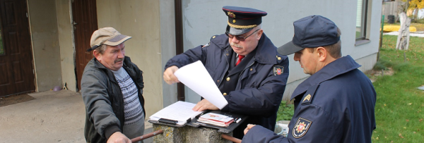 Akcija „Kūrenkime saugiai“ Šalčininkų rajone