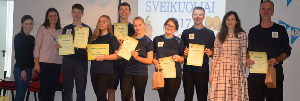 Gimnazijų mokiniai tikrinosi sveikos gyvensenos žinias