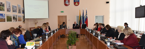 Aptarta, kaip pagerinti ugdymo kokybę remiantis standartizuotų testų, PUPP ir VBE rezultatais