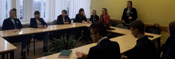 Mokinių pažintinis susitikimas su Šalčininkų rajono savivaldybės administracijos Švietimo ir...