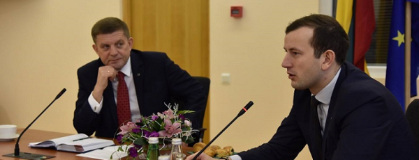 Šalčininkų rajone lankėsi ūkio ministras Virginijus Sinkevičius