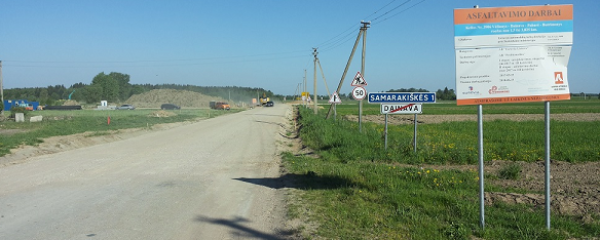 Asfaltuojami valstybinės reikšmės keliai