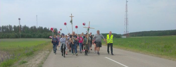 Na szlaku z Jezusem – piesza pielgrzymka z Dziewieniszek do Norwiliszek