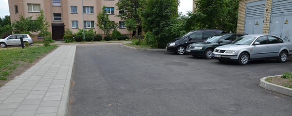 Sutvarkyti daugiabučių kiemai Eišiškėse ir Šalčininkuose