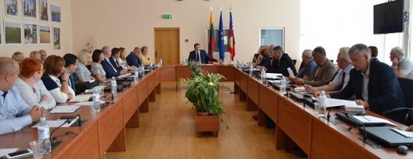Savivaldybės meras susitiko su seniūnais ir įstaigų vadovais