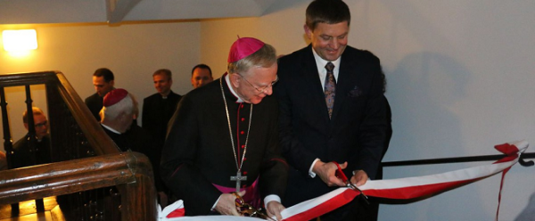 Mer Zdzisław Palewicz wziął udział w otwarciu wystawy w Krakowie