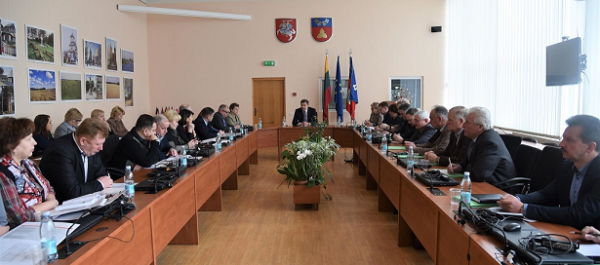 Robocze spotkanie mera z kierownikami i starostami