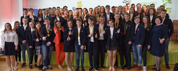 Nagrodzeni zwycięzcy olimpiad