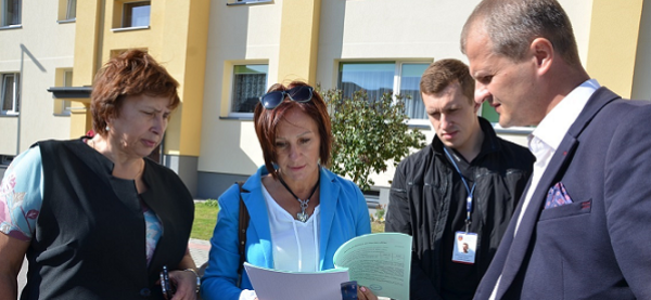 Dviejų daugiabučių gyventojai džiaugiasi renovacijos pabaiga