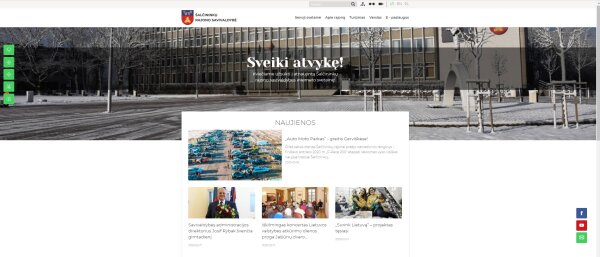 Atnaujinta Šalčininkų rajono savivaldybės interneto svetainė