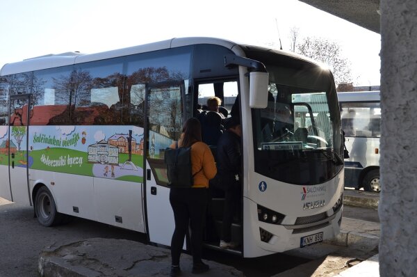 Autobusų eismas Šalčininkų rajone Velykų savaitgalį