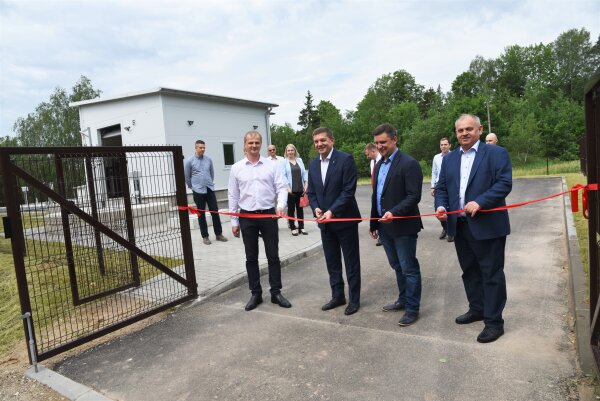 Atidaryta nauja Jašiūnų nuotekų valykla