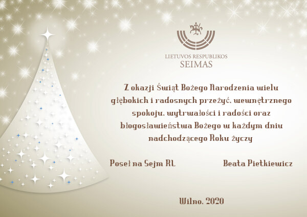 Życzenia posła na Sejm RL