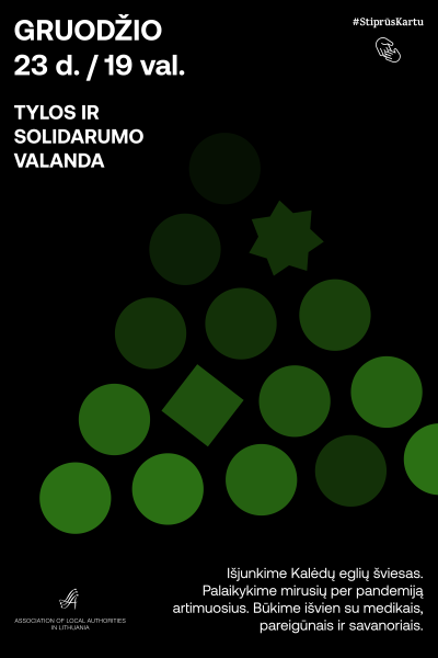„Tylos ir solidarumo valanda“: sustokime ir būkime solidarūs su tais, kam sunkiausia