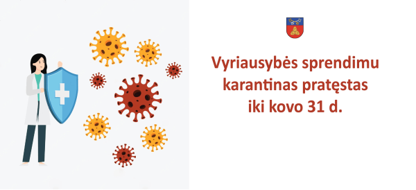 Karantinas pratęstas, lauke galima nedėvėti kaukių