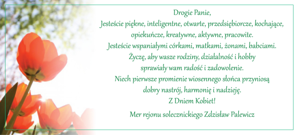 Z Dniem kobiet!