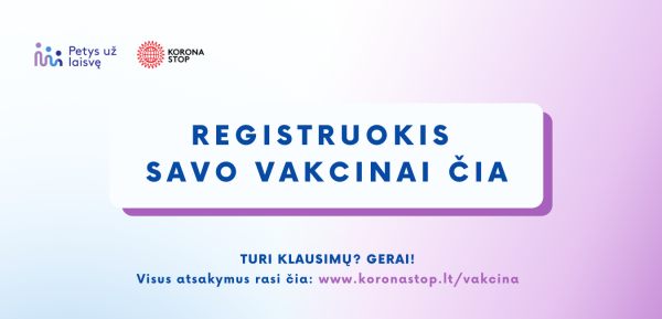 Lietuvoje startuoja viena registracijos vakcinacijai platforma