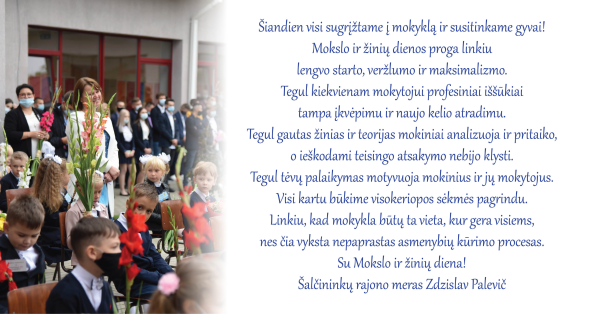 Su Mokslo ir žinių diena!