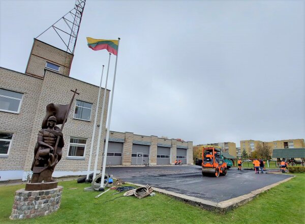 Šalčininkų ugniagesiai dėkoja savivaldybei