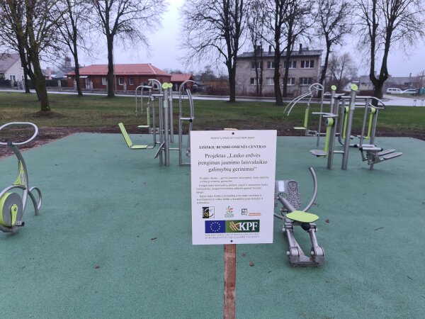 Lauko erdvė jaunimui Eišiškėse