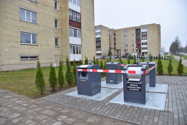 Naujos konteinerių aikštelės Šalčininkuose