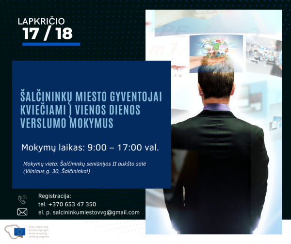 Kviečiame į verslumo mokymus