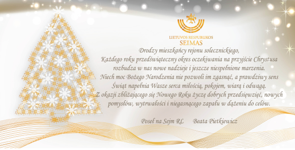 Życzenia posła na Sejm RL