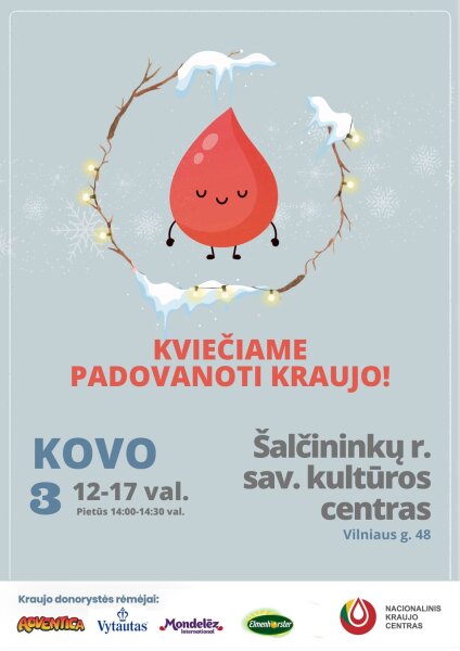 Kviečiame padovanoti kraujo! 