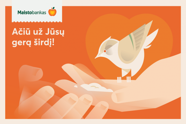 Ištiesk pagalbos ranką su „Maisto banku“