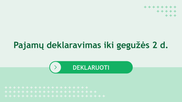Prasideda pajamų deklaravimas - GPM deklaracijos jau deklaravimo sistemoje
