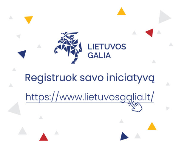 Kviečiame registruoti savo iniciatyvas platformoje ir dalyvauti konkurse