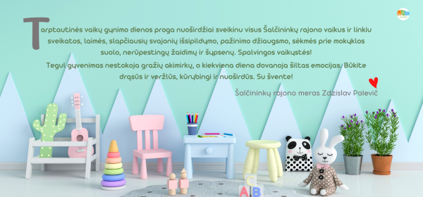 Meras sveikina Tarptautinės vaikų gynimo dienos proga!