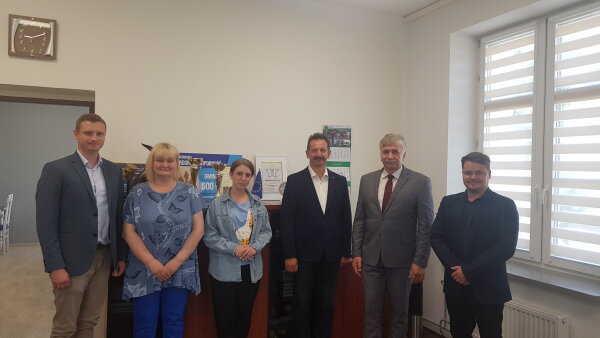 Delegacja samorządu rejonu solecznickiego na obchodach 60-lecia miasta Korsze