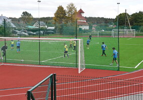 Atidarytas M. Balinskio gimnazijos stadionas