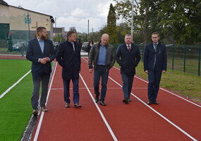 Atidarytas M. Balinskio gimnazijos stadionas