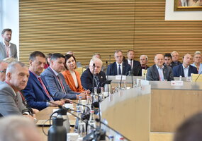Dożynkowe spotkanie partnerów samorządu rejonu solecznickiego