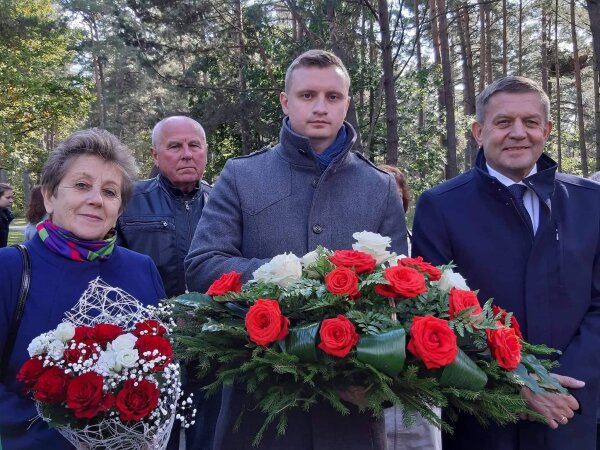 Meras Zdzislav Palevič dalyvavo Panerių žudynių aukų atminties dienos minėjime