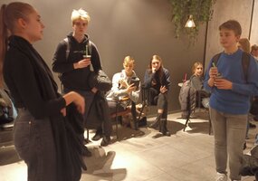 Šalčininkų rajono jaunimas pažindinosi su moderniu Vilniaus verslu