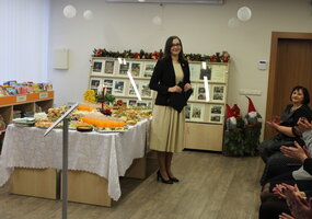 Kalėdinis susitikimas bibliotekoje