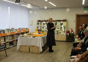 Kalėdinis susitikimas bibliotekoje