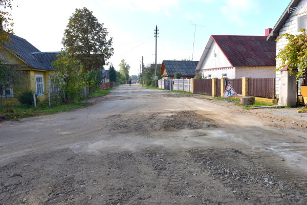Realizuojant vandentvarkos projektus asfalto danga bus atstatyta pavasarį