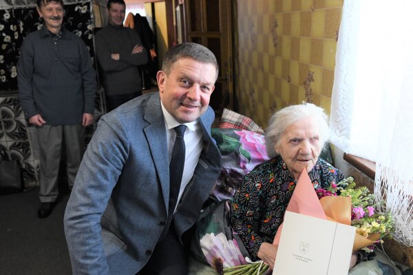 Mankūniškių kaimo gyventoja Albertina Bunzo atšventė 100-ąjį jubiliejų