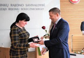 Padėkos Šalčininkų rajono savivaldybės tarybos nariams, Kristina Slavinska