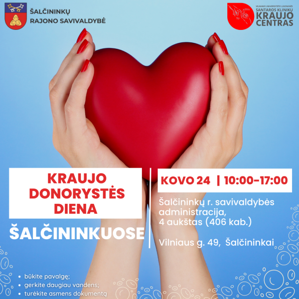 Kraujo donorystės diena Šalčininkuose