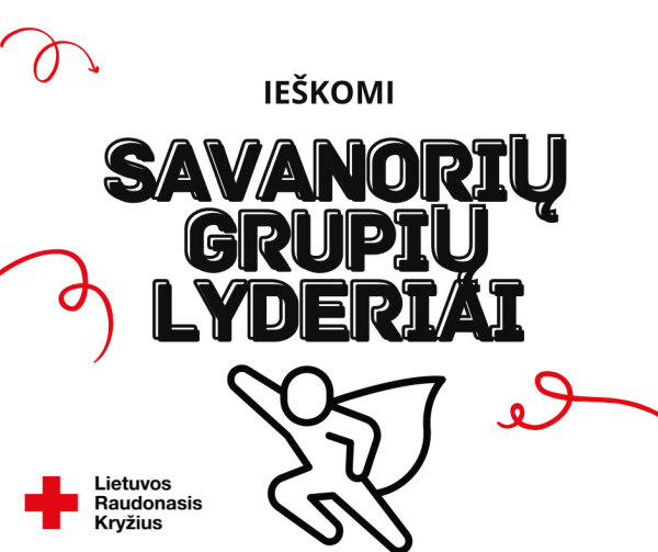 Lietuvos Raudonasis Kryžius ieško savanorių